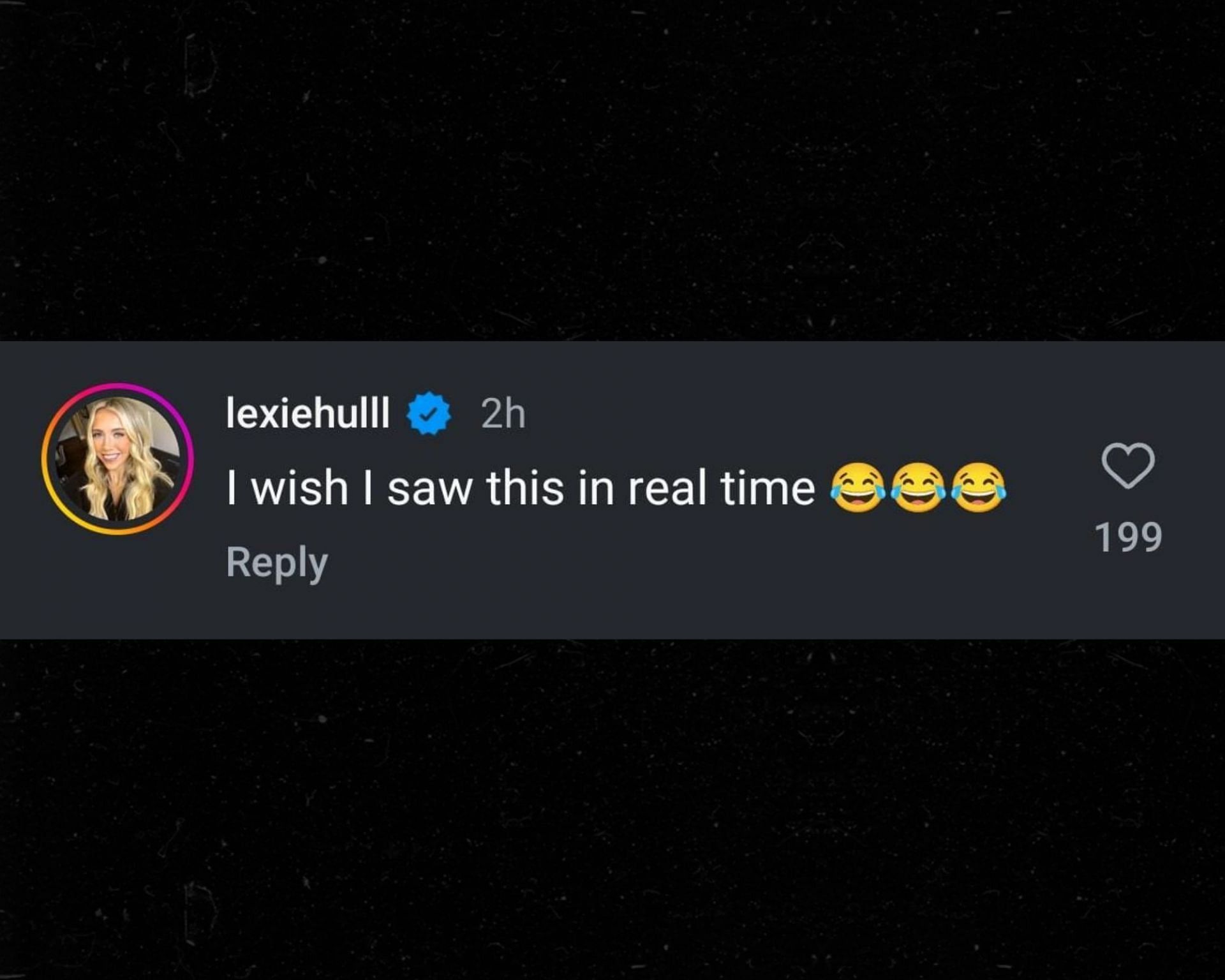 Lexie Hull's comment on Stephanie White's outburst (Credit: Instagram/@espnw)